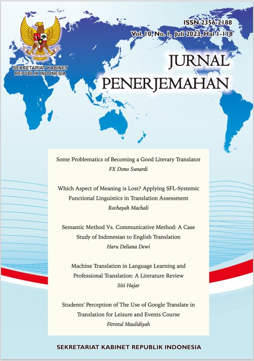 Jurnal Penerjemahan